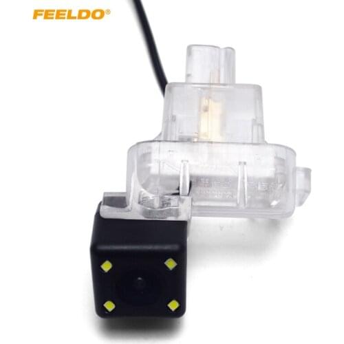 FEELDO Car Rear View Camera With LED For Mazda 3 Hatchback (Axela) Mazda 6 ATENZA Reversing Backup Camera #HQ5710