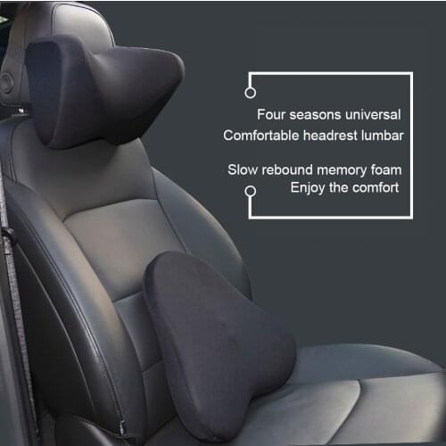 Memory Foam Car Neck Pillow Headrest Cervical Neck Support Cushion Auto Accessories For Universal Cars Audi Quattro Renault Golf