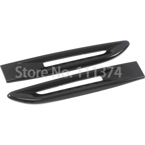 Carbon Look Chrome for Jaguar F-PACE F Pace 2016 2017 2018 2019 Side Fender Vent Air Outlet Lamp Cover Trim Decoration