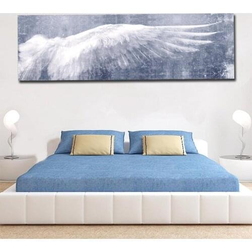 Black and White Angel Wings Vintage Posters and Prints Cheap Canvas Paintings Dropshipping Wall Art Picture For Living Room