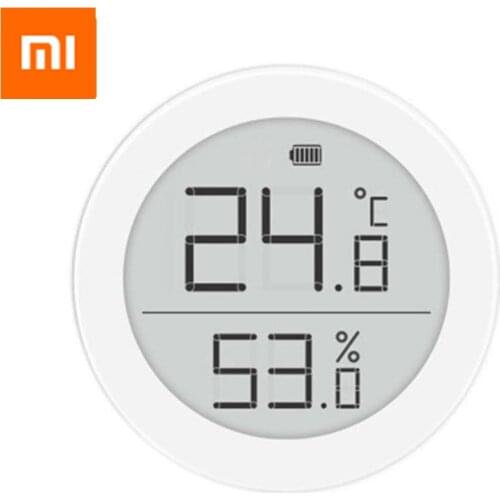 Xiaomi Qingping Digital Bluetooth Thermometer and Hygrometer Electronic Ink Screen 30 Days Data Automatic Recording By home app