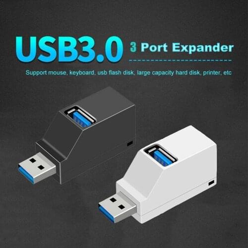 USB 3.0 HUB Adapter Extender Mini Splitter Box 3 Ports For PC Laptop Macbook Mobile Phone High Speed U Disk Reader For Xiaomi