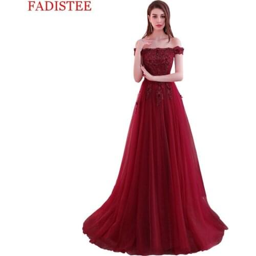 New Arrival Elegant Party Dress Evening Dresses Vestido De Festa Lace Gown Beading Appliques Lace-up Prom Dress