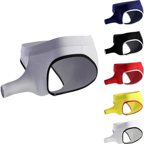 Mens Underwear Men Sexy Briefs Jockstrap Pouch Cuecas Man Cotton Panties Thongs Mesh Underpants Gay Slip Homme Sexy underwear