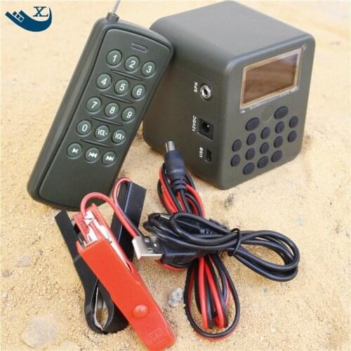 Outdoor Hunting Bird Caller Mp3 Player 50W Sound Loudspeaker Amplifier 200 Bird Sound Mp3 Bird Caller With Remote Control