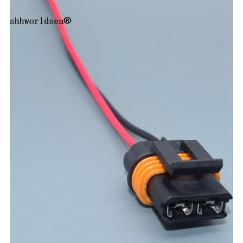 Shhworldsea 2 Pin Female Connector sealed automotive electrical connector plug 12033769 for Fan plug
