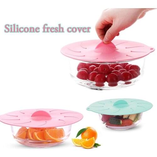 Silicone Cup Lids - 4 Set Anti-dust Airtight Seal Mug Cover - Hot Cup Lids - Silicone Drink Cup Lids Keep Fresh Multi Sizes