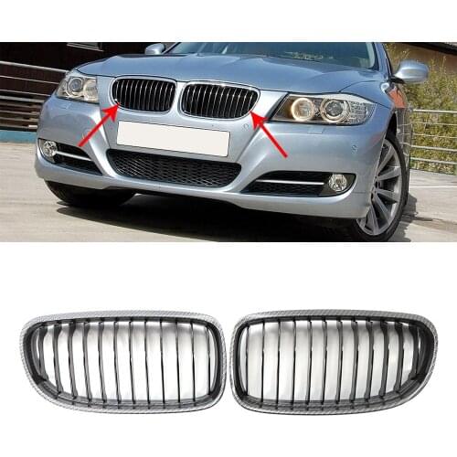 Carbon Fiber Car Front Grille for BMW E90 09-11