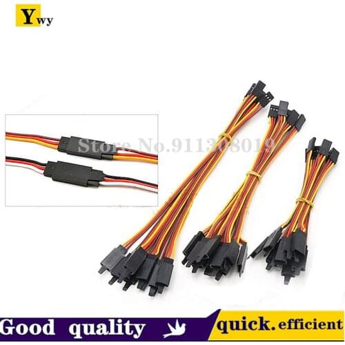 4PCS/6PCS/10Pcs 10CM/15CM/30CM/50CM/100CM/200CM Servo Extension Lead Wire Cable For RC Futaba JR Male to Female 30AWG