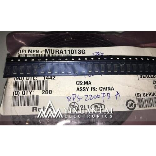 50PCS/LOT 100PCS/LOT 500PCS/LOT Free Shipping! 100% New Original MURA110T3G MURA110 U4B DO214