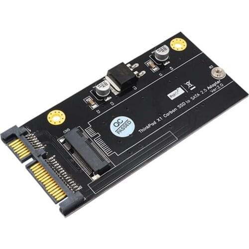 20+6 Pin SSD to SATA 2.5 inch Adapter Card Converter for Lenovo Thinkpad X1 Carbon