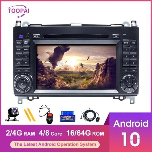TOOPAI Android 10 For Mercedes Benz Vito B200 Volkswagen Crafter Car Multimedia Player GPS Navigation Auto Radio Stereo