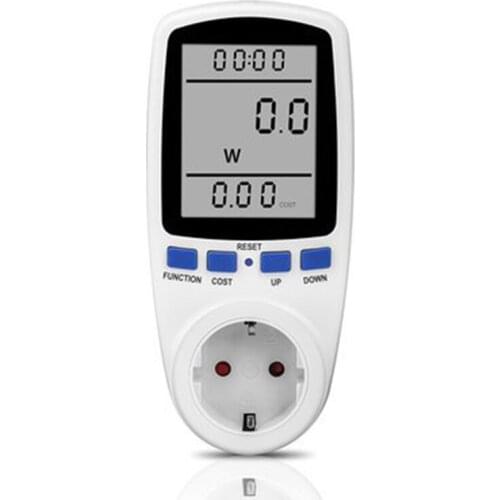 TOP AC Digital LCD Power Meter Power Meter Power Kwh Electric Energy Meter Measuring Socket Power Analyzer