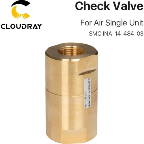 Cloudray SMC High Pressure Brass Check Valve INA-14-484-03 28mm 1.5Mpa Poof Pressure for Laser Cutting Machine Compressed Air