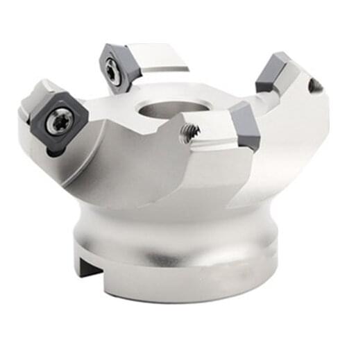 1pc KM12 50mm 63mm 4flute face mill cutter 45 degree milling tools high quality machining mill cutting