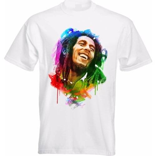 BOB MARLEY T SHIRT UNIQUE DESIGN Cool Casual Pride T Shirt Men Unisex New Fashion Tshirt Funny Tops Cotton Streetwear