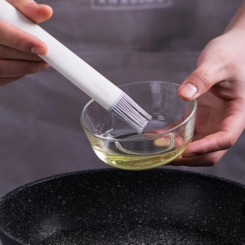 BBQ Basting Brush Baking Cake Bread Pastry Oil Saucer Honey Butter Brushes Barbecue Household Kitchen Tools Bakeware 1pcs