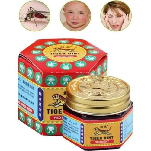 Red White Tiger Balm Ointment For Headache Toothache Stomachache Painkiller Muscle Relieving Lion Balm Dizziness Essential Balm