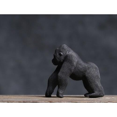 LUWU Purple clay tea pets gorilla tea play crafts kung fu tea accessories