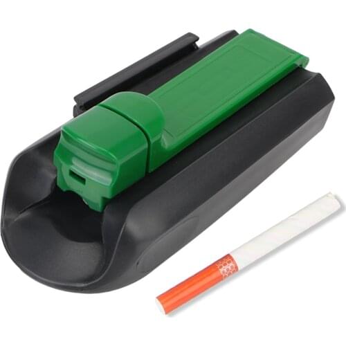 Single Tube Tobacco Roller Cigarette Maker Manual Cigarette Puller Random Color Cone Rolling Machine DIY Smoking Tools