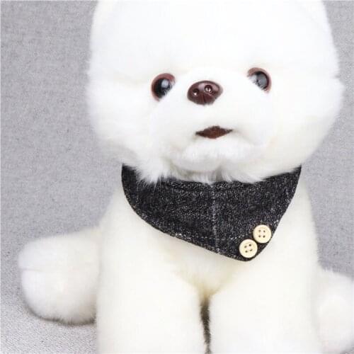 Fahsion Small Dog Scarf Adjustable Pet Cat Collars Triangle Scarf for Puppies Neckerchief Bibs Trigon Necklace Pet Accessories