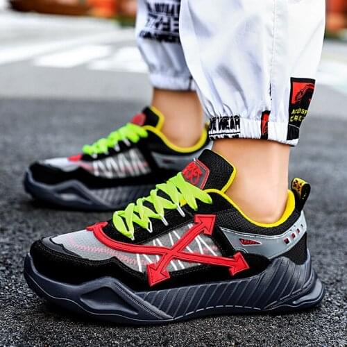 2021 New Fashion Mens Shoes Trending Chaussures Casual Men Chunky Sneakers Breathable Designer Trainers Comfortable Basket Homme