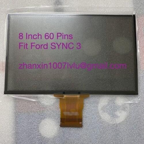 New 8 Inch 60 Pins Touch Screen Panel Digitizer Lens For Ford SYNC 3 Car DVD Audio Radio Multimedia Player GPS Navigation