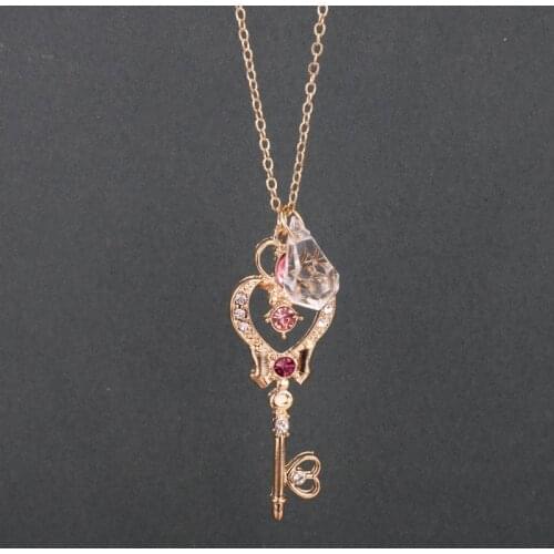 Pendant Necklace Accessories Jewelry Anime Sailor Moon Crystal Necklace Peripheral Sailor Moon Necklaces Collar Girl Gift