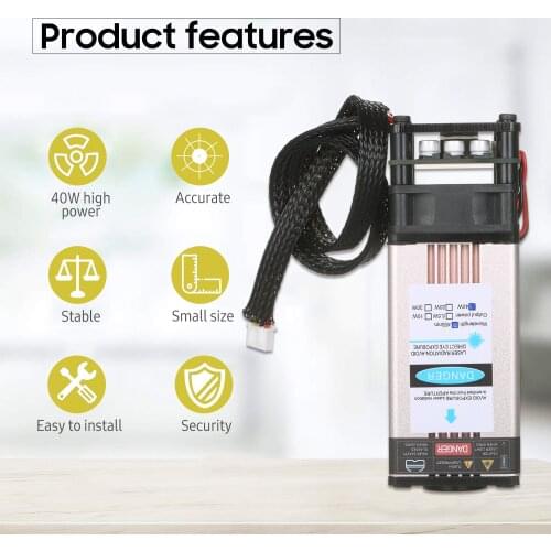 Replacement Laser Module for Laser Engraving Machine Laser Head 450nm Engraving Module CNC Laser Machine Wood Marking Cutt Tool