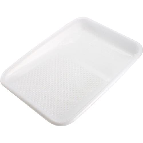 Uxcell Paint Roller Tray for 9 Inch PP Liner to Painting Brush White home touch-ups renovations getting the nooks 2pcs