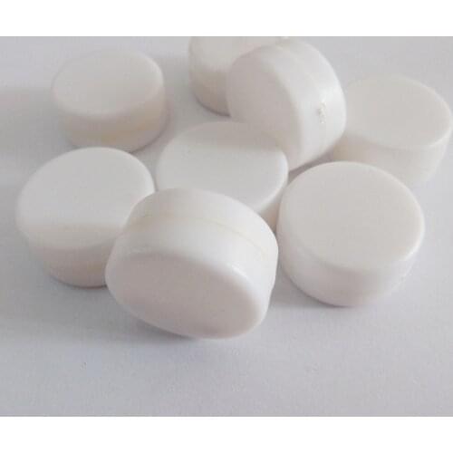 100pcs 22mm / 27mm/ 33mm / 40mm/45mm white plastic toy bell box for diy baby toy accessories