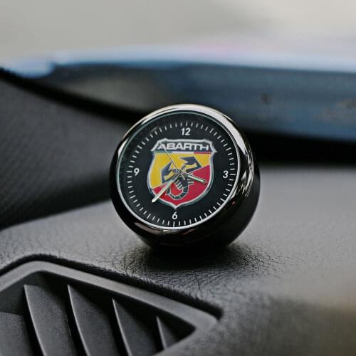 Auto Watch Outlet Dashboard Car Clock Air Outlet Clip Interior Decoration For Fiat 500 Punto Panda Tipo Abarth Auto Accessories