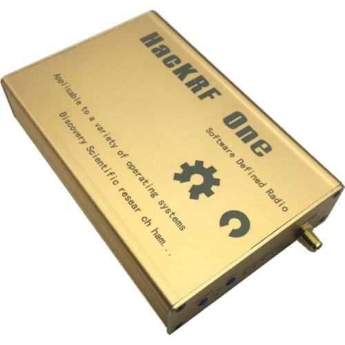 FREE SHIPPING gold case HackRF One SDR Software Defined Radio 1MHz to 6GHz Mainboard Development board