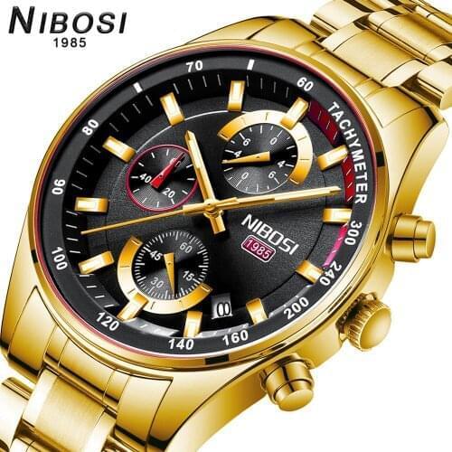 NIBOSI 2020 new watch for men sport quartz wristwatch mens watches top luxury brand clocks business waterproof relogio masculino