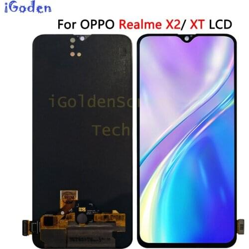 Original Super AMOLED For OPPO Realme X2 RMX1991 / XT RMX1921 LCD Display Screen +Touch Panel Screen Digitizer Assembly