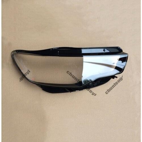 For Audi A6 C7 13-15 Left and Right Front Kit Cover Lens for Headlights Glue Car modification accessories
