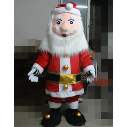 Santa Claus Mascot Costume Suit Christmas Party Cosplay Fancy Dress Adult Outfit Costumes for Adults