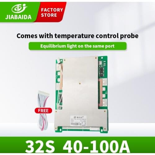 JBD 3.2V Lifepo4 BMS 32S With Comon Port Balance Used For Lithium Battery 40A 60A 80A 100A