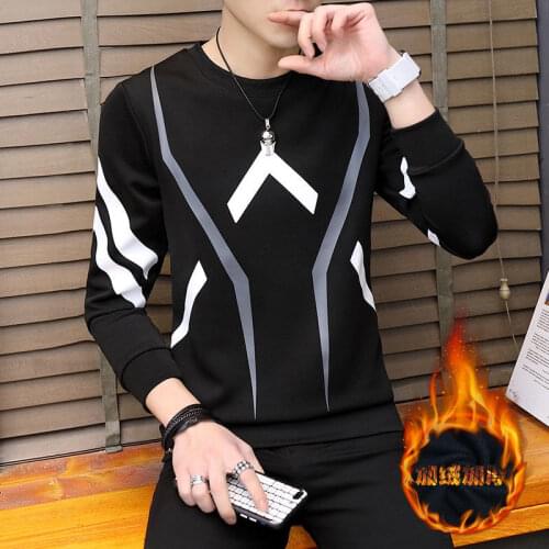 26 models Striped Sweatshirts Men Fashions Streetwear Sweatshirts Men Street Style Black Men Sweatshirt Male Pullovers 2021 New