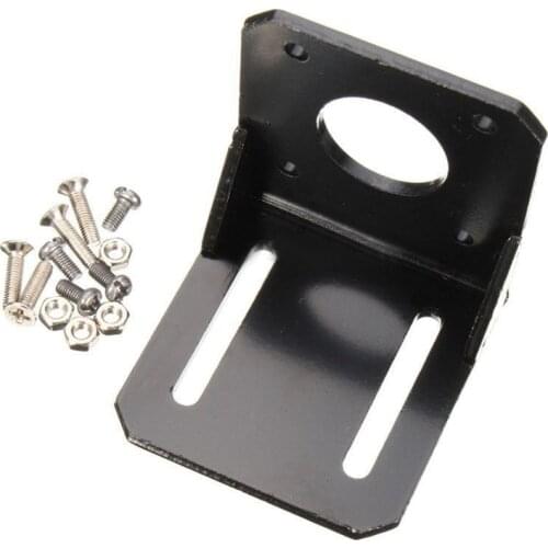 WSFS Hot Alloy Steel Mounting bracket for 42mm NEMA 17 stepper motor with Screws Black