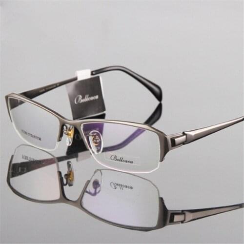 Mens Titanium Glasses Half frame Spectacle titanium frame Optical Glasses Frame Prescription Eyewear Frames 167