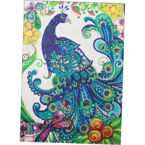 5D DIY Peacock Diamond Painting Set Special Shaped Diamond Painting Rhinestone