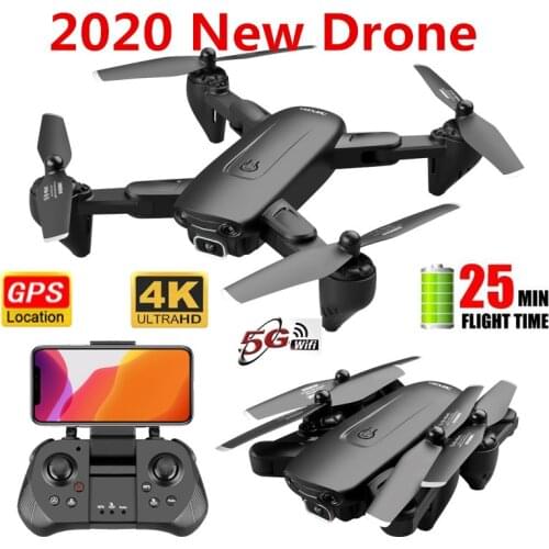 2020 New F6 Drone 4K HD Dual Camera FPV 5G WIFI Live Video 6-axis Gyroscope RC Distance 1KM RC Quadcopter Foldable Dron