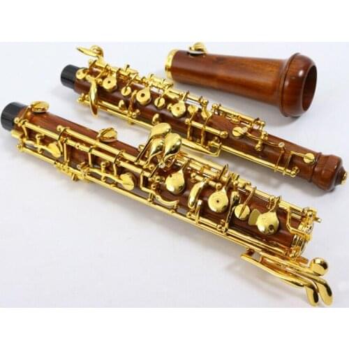 New oboe C tone Rosewood Body Golden key Silver plated Profession Sound Wooden