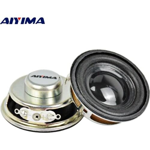 AIYIMA 2Pcs 1.5Inch 40MM Mini Portable Speakers 4ohm 3W Full Frequency Stereo Sound Small Hifi Speaker