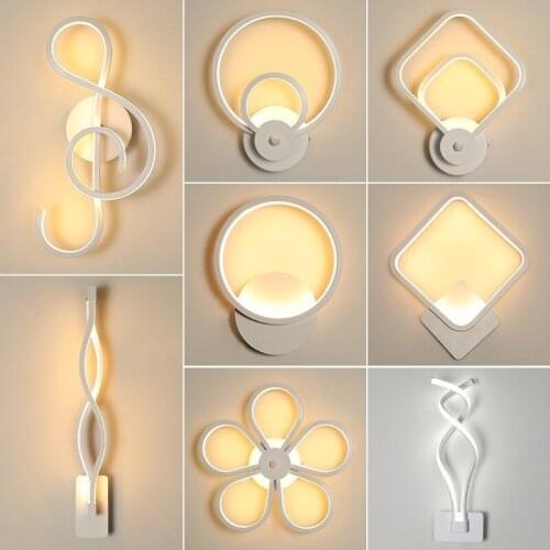 Simple New Modern LED Wall Lights For Living Study Room Bedroom Bedside Corridor Aisle Hall Home Lighting Indoor Decorative Lamp