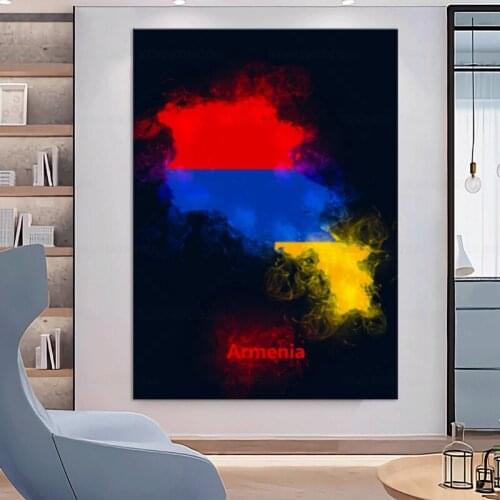 Armenia map Posters Canvas Paintings hd Prints Wall Art Poster School Supplies Living Room Home Decoration artwork