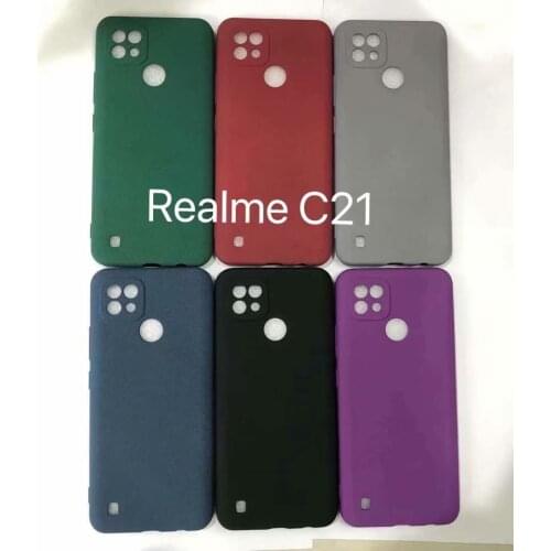 Realme C21 Ultra Thin Soft Matte Back Case Realme C20 C25 C12 Narzo 30A 20 30 Pro V15 Bumper Fitted Case Silicone Case