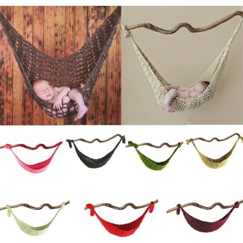 Photography Baby Props Baby Shoot Studio Accessori Wool Hand Hook Net Bag Hammock Photo Props Newborn Photography Prop Newborn