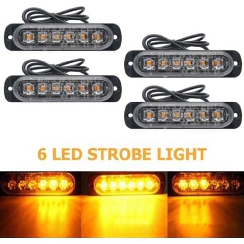 Ultra-Thin LED Emergency Light For Car Warning Flashing Firemen Police Emergency Light Ambulance Police Strobe LED Warning Light